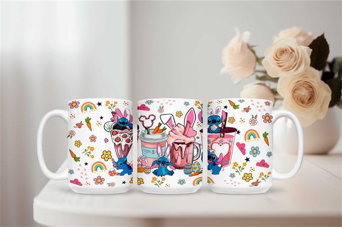 Stitch Bunny Cups